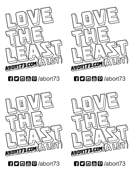 Love the Least (A Lot) Downloadable Flyer