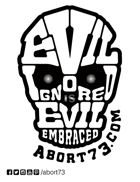 Evil Ignored is Evil Embraced Downloadable Flyer