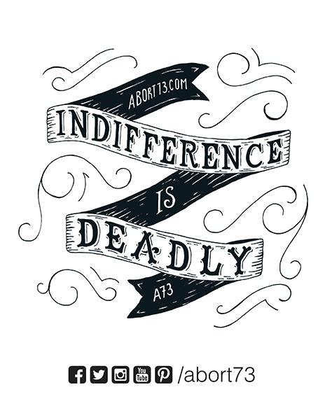 Indifference is Deadly Downloadable Flyer