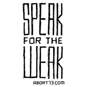 Speak for the Weak