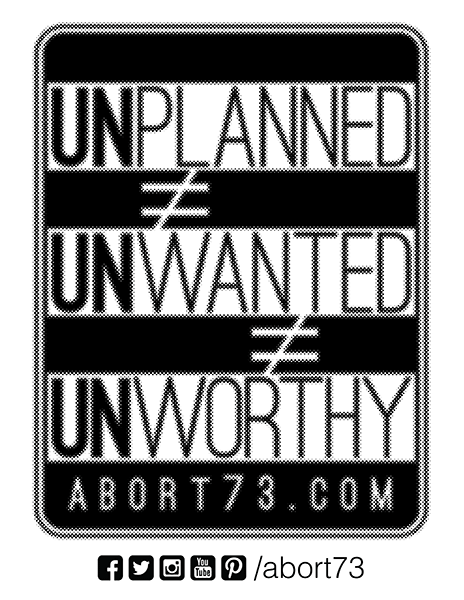 Unplanned ≠ Unwanted ≠ Unworthy Downloadable Flyer