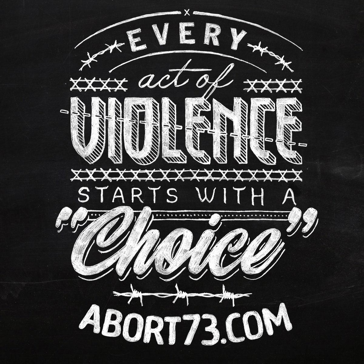 Every Act of Violence Starts with a “Choice”