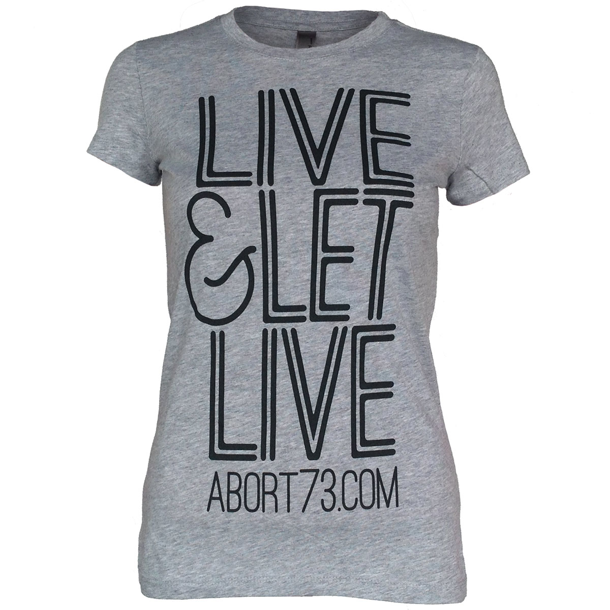 Live & Let Live | Abort73 Women's (Juniors) T-Shirt