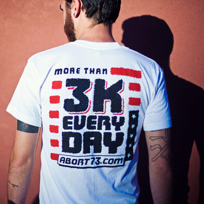 More Than 3K Every Day (Abort73 Unisex 50/50 T-shirt)