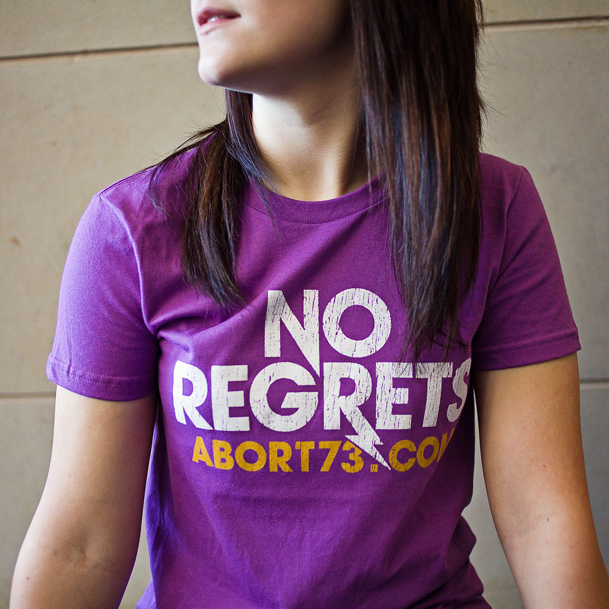 No Regrets (Abort73 Girls Organic T-shirt)