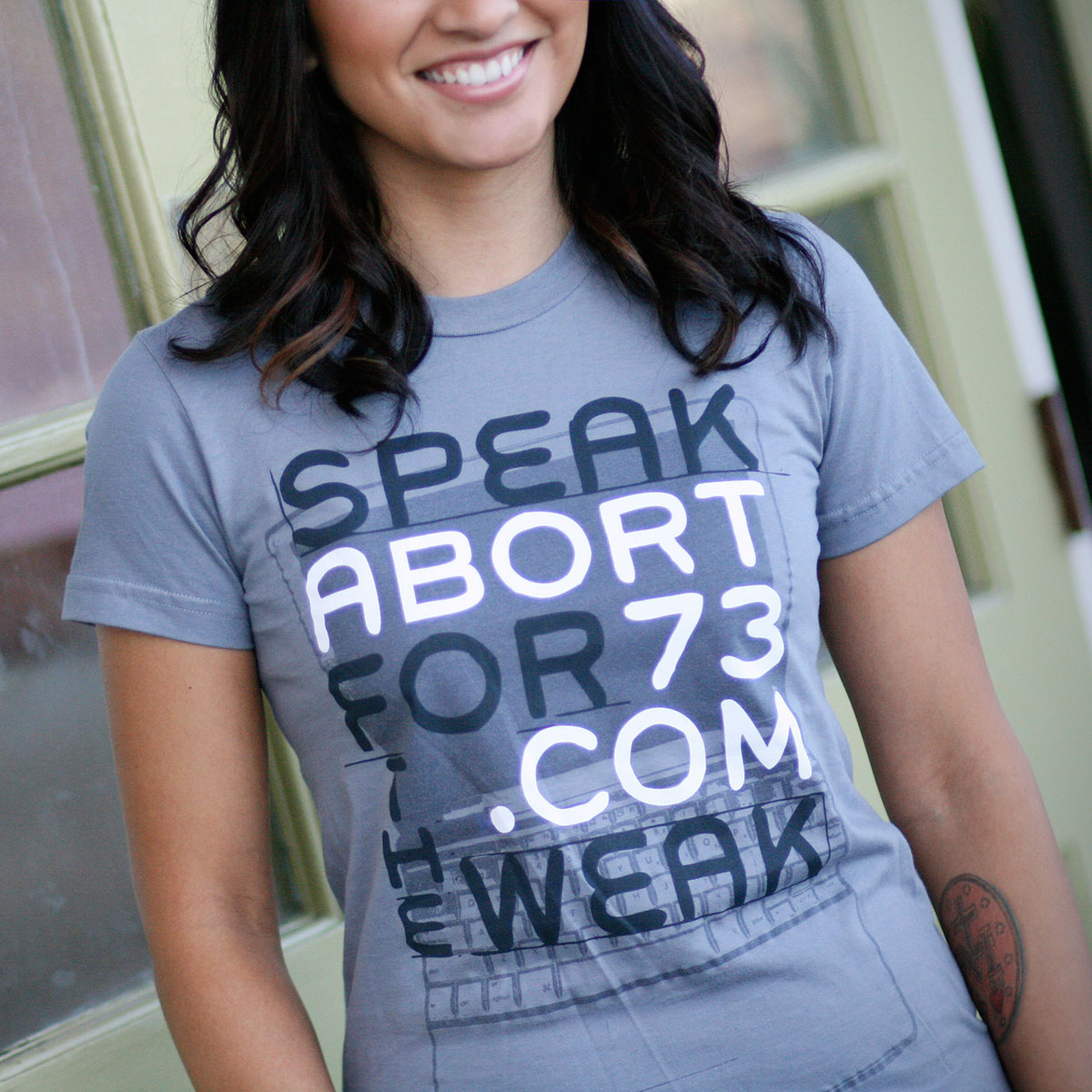 Speak for the Weak (Abort73 Girls T-shirt)