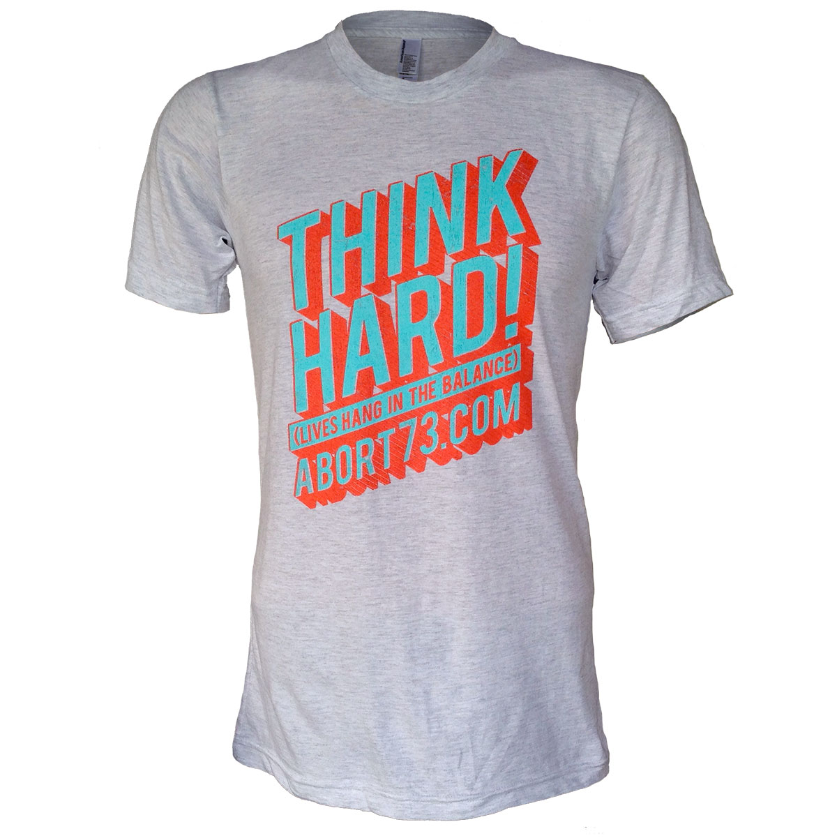 Think Hard! (Abort73 Unisex T-shirt)