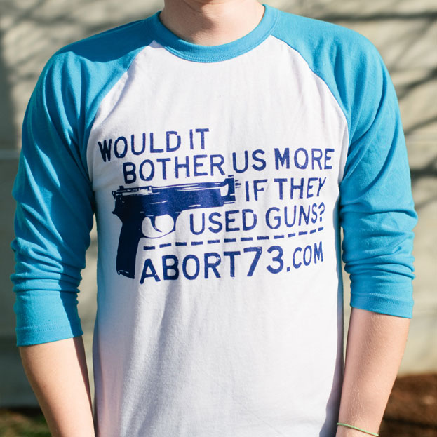Would it Bother Us More if They Used Guns? (Abort73 Unisex Raglan)