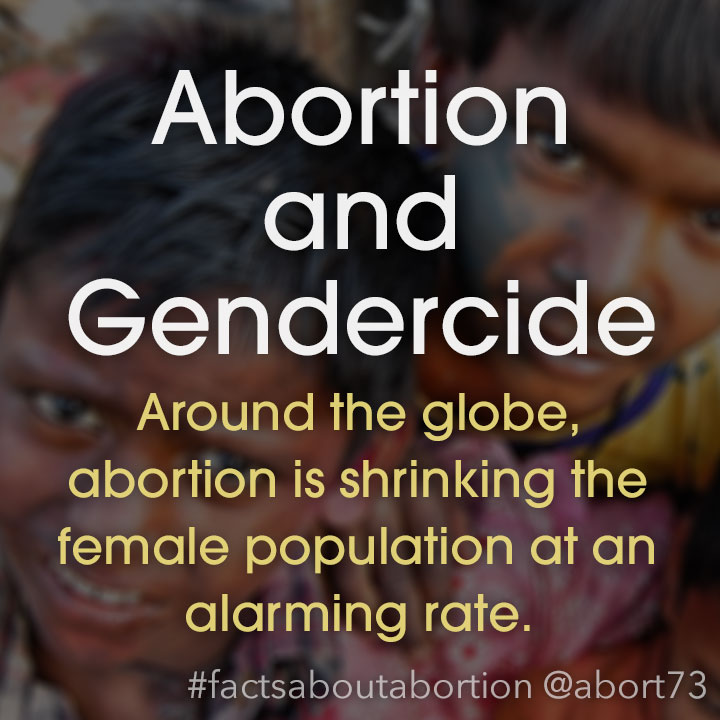 Abortion and Gendercide: Around the globe, abortion is shrinking the female population at an alarming rate.